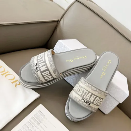 Replica Christian Dior Slippers For Women #1431900 $85.00 USD for Wholesale