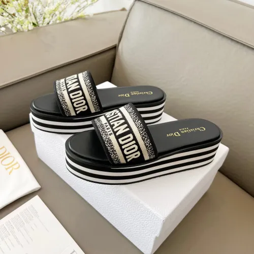 Christian Dior Slippers For Women #1431902 $85.00 USD, Wholesale Replica Christian Dior Slippers