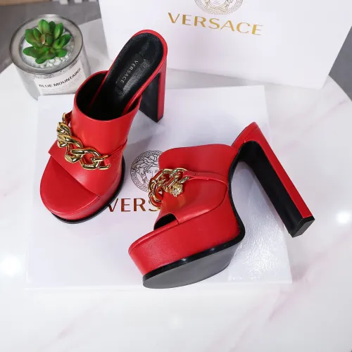 Replica Versace Slippers For Women #1431918 $118.00 USD for Wholesale