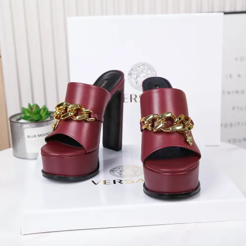 Replica Versace Slippers For Women #1431919 $118.00 USD for Wholesale