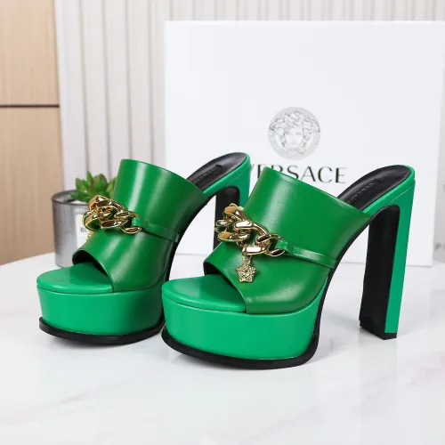 Versace Slippers For Women #1431921 $118.00 USD, Wholesale Replica Versace Slippers