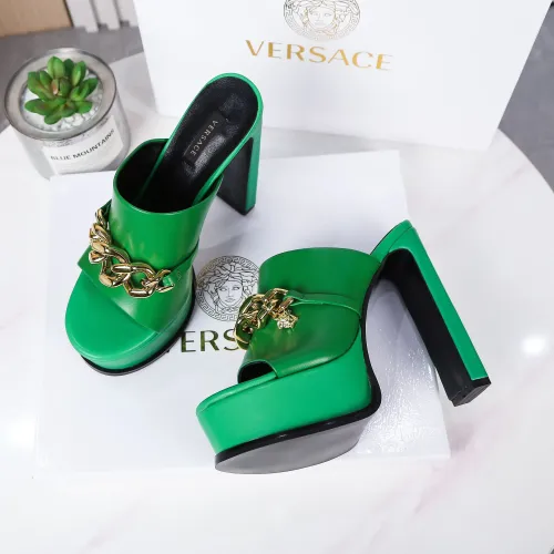 Replica Versace Slippers For Women #1431921 $118.00 USD for Wholesale
