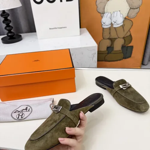 Replica Hermes Slippers For Women #1431926 $88.00 USD for Wholesale