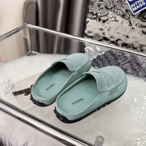 Replica Hermes Slippers For Women #1431938 $98.00 USD for Wholesale