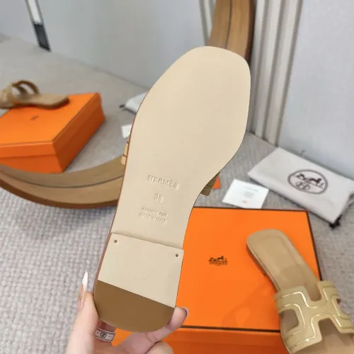 Replica Hermes Slippers For Women #1431942 $96.00 USD for Wholesale