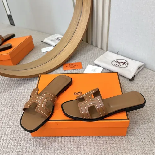 Replica Hermes Slippers For Women #1431943 $96.00 USD for Wholesale
