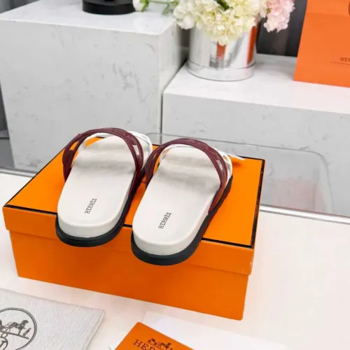 Replica Hermes Slippers For Women #1431950 $96.00 USD for Wholesale