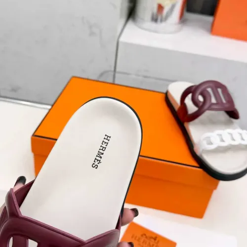 Replica Hermes Slippers For Women #1431950 $96.00 USD for Wholesale