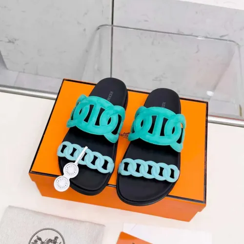 Replica Hermes Slippers For Women #1431951 $96.00 USD for Wholesale