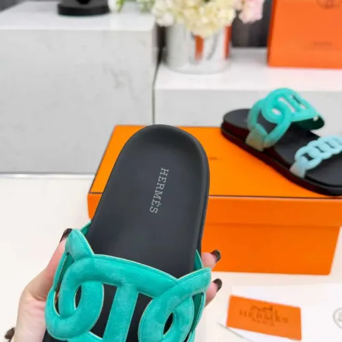 Replica Hermes Slippers For Women #1431951 $96.00 USD for Wholesale