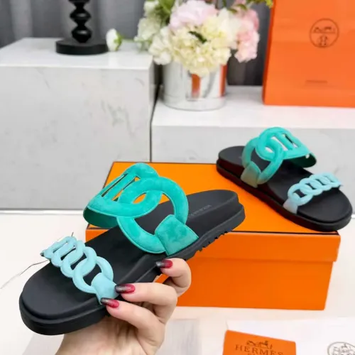 Replica Hermes Slippers For Women #1431951 $96.00 USD for Wholesale