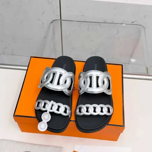 Replica Hermes Slippers For Women #1431954 $96.00 USD for Wholesale