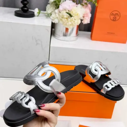 Replica Hermes Slippers For Women #1431954 $96.00 USD for Wholesale