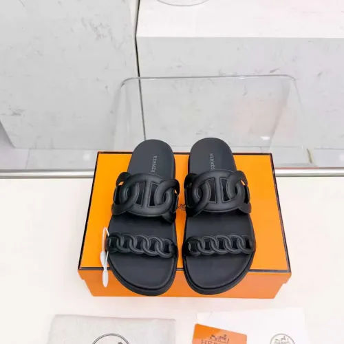 Replica Hermes Slippers For Women #1431956 $96.00 USD for Wholesale