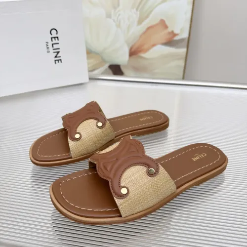 Celine Slippers For Women #1431958 $85.00 USD, Wholesale Replica Celine Slippers