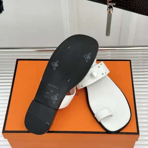 Replica Hermes Slippers For Women #1431972 $85.00 USD for Wholesale