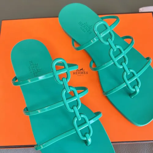 Replica Hermes Slippers For Women #1431989 $48.00 USD for Wholesale