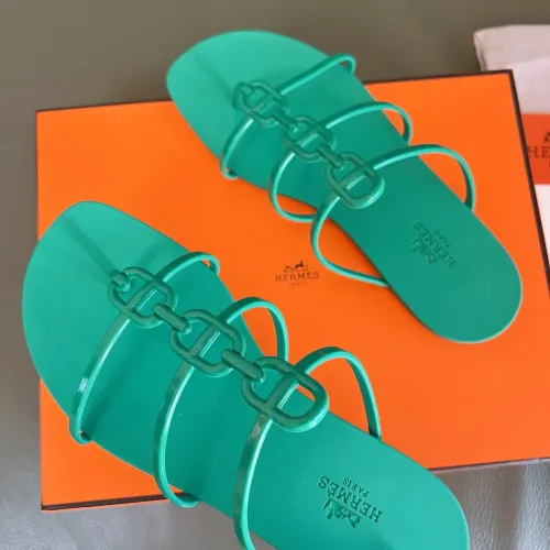 Replica Hermes Slippers For Women #1431989 $48.00 USD for Wholesale
