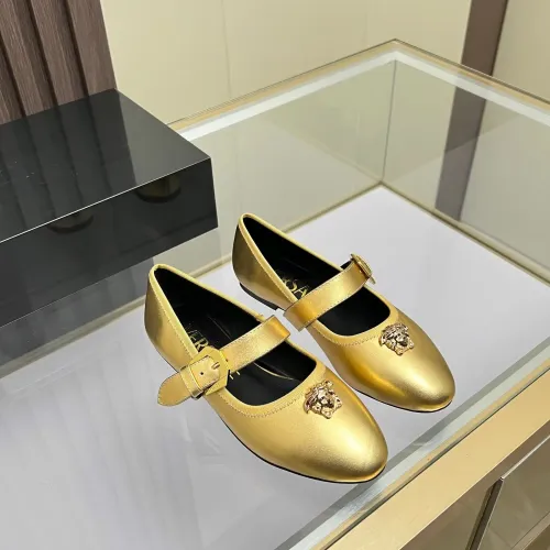 Replica Versace Flat Shoes For Women #1432024 $82.00 USD for Wholesale