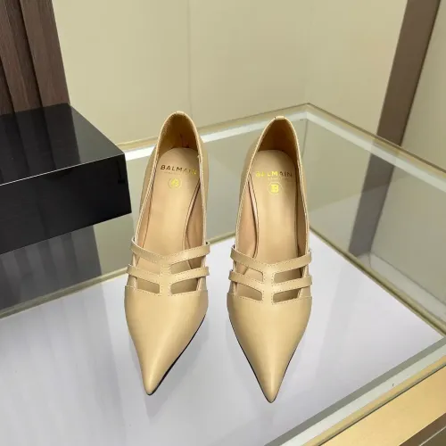 Replica Balmain High-Heeled Shoes For Women #1432035 $82.00 USD for Wholesale