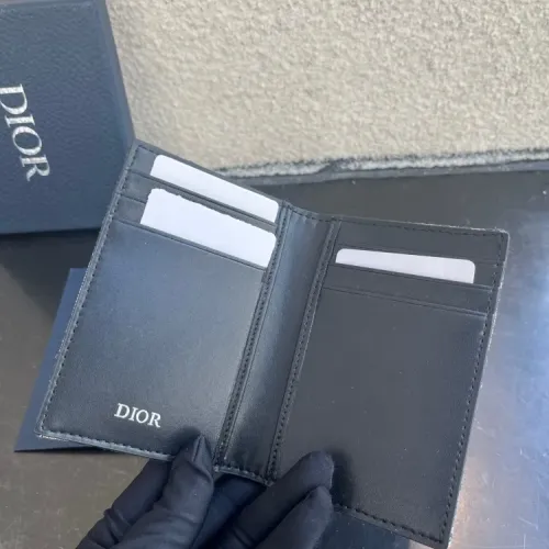 Replica Christian Dior AAA Man Card Holders #1432038 $52.00 USD for Wholesale