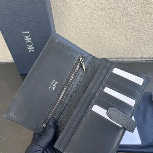 Replica Christian Dior AAA Man Long Wallets #1432060 $60.00 USD for Wholesale