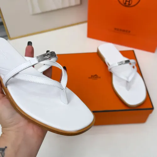 Replica Hermes Slippers For Women #1432084 $82.00 USD for Wholesale
