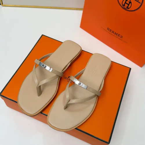 Replica Hermes Slippers For Women #1432086 $82.00 USD for Wholesale