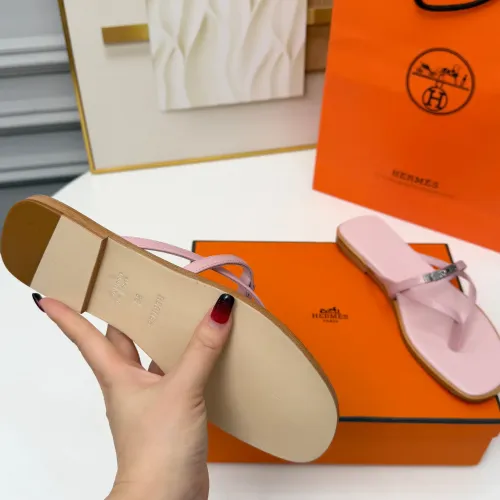 Replica Hermes Slippers For Women #1432088 $82.00 USD for Wholesale