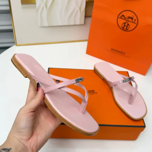 Replica Hermes Slippers For Women #1432088 $82.00 USD for Wholesale