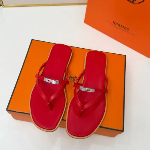 Replica Hermes Slippers For Women #1432092 $82.00 USD for Wholesale