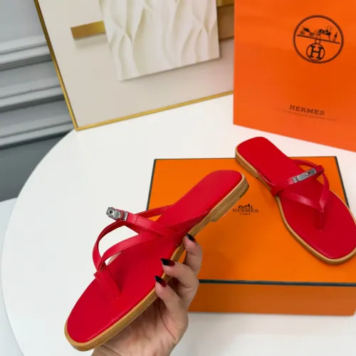 Replica Hermes Slippers For Women #1432092 $82.00 USD for Wholesale