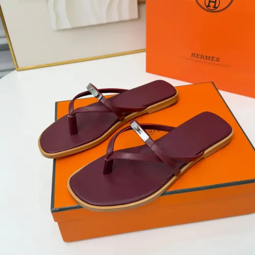 Hermes Slippers For Women #1432093 $82.00 USD, Wholesale Replica Hermes Slippers