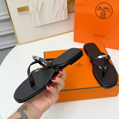 Replica Hermes Slippers For Women #1432096 $82.00 USD for Wholesale