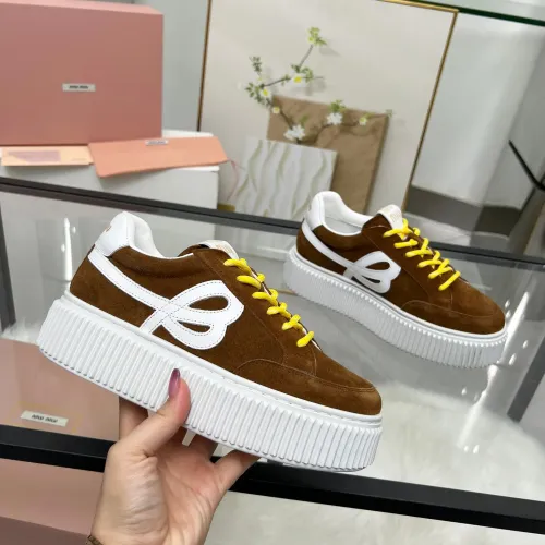 Replica MIU MIU Casual Shoes For Women #1432114 $88.00 USD for Wholesale