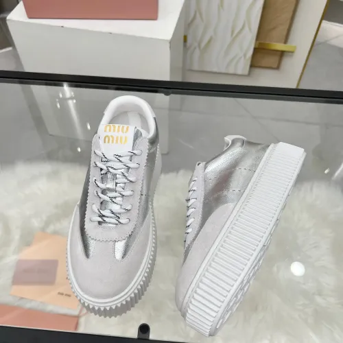 Replica MIU MIU Casual Shoes For Women #1432118 $88.00 USD for Wholesale