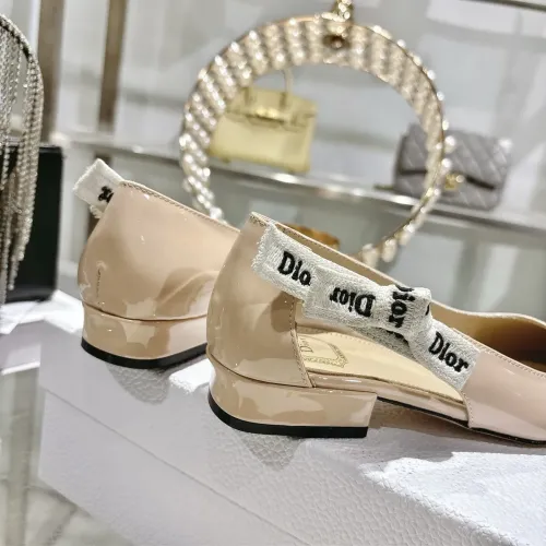 Replica Christian Dior Flat Shoes For Women #1432122 $92.00 USD for Wholesale