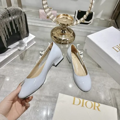 Replica Christian Dior Flat Shoes For Women #1432123 $92.00 USD for Wholesale