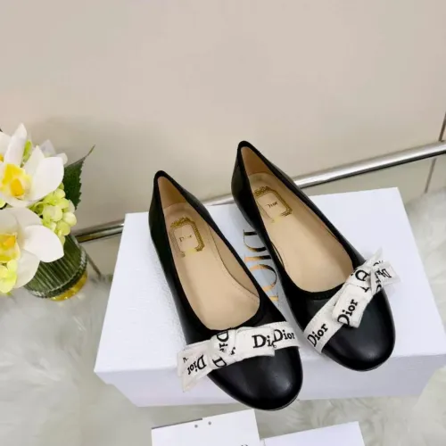 Replica Christian Dior Flat Shoes For Women #1432125 $96.00 USD for Wholesale