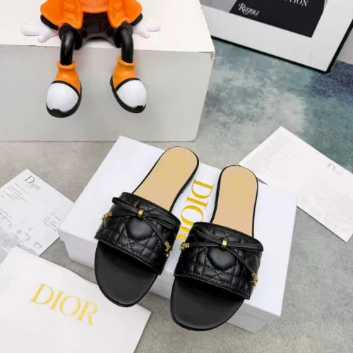 Replica Christian Dior Slippers For Women #1432127 $80.00 USD for Wholesale