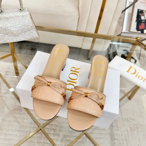 Replica Christian Dior Slippers For Women #1432139 $92.00 USD for Wholesale