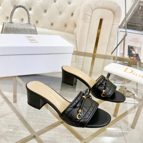 Replica Christian Dior Slippers For Women #1432141 $92.00 USD for Wholesale