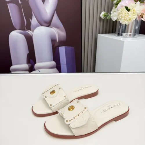 Louis Vuitton Slippers For Women #1432142 $85.00 USD, Wholesale Replica Louis Vuitton Slippers