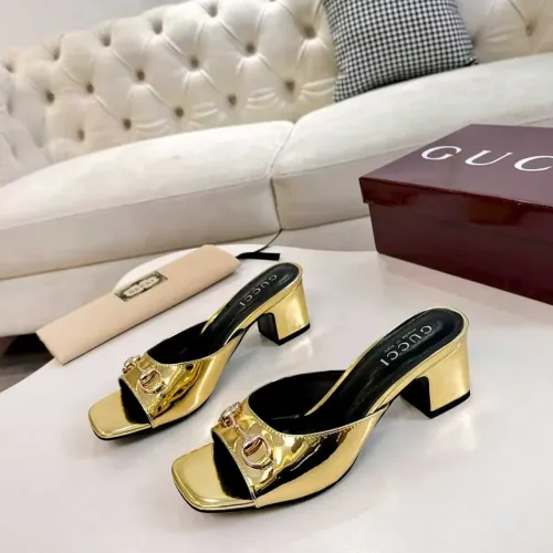 Gucci Slippers For Women #1432198 $85.00 USD, Wholesale Replica Gucci Slippers