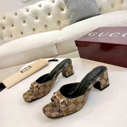 Gucci Slippers For Women #1432205 $85.00 USD, Wholesale Replica Gucci Slippers