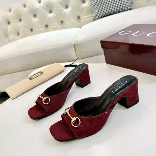 Gucci Slippers For Women #1432206 $85.00 USD, Wholesale Replica Gucci Slippers