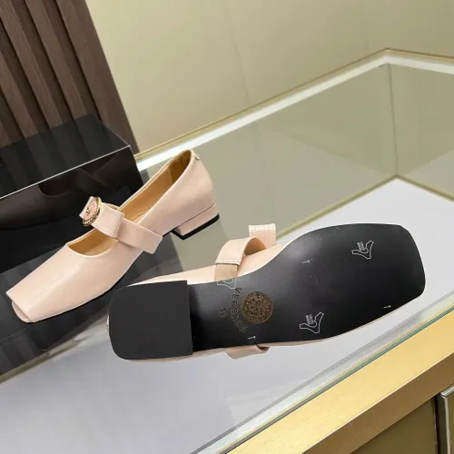 Replica Versace Flat Shoes For Women #1432229 $82.00 USD for Wholesale
