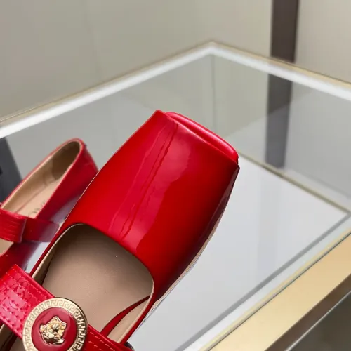 Replica Versace Flat Shoes For Women #1432231 $82.00 USD for Wholesale