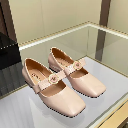 Versace Flat Shoes For Women #1432235 $82.00 USD, Wholesale Replica Versace Flat Shoes