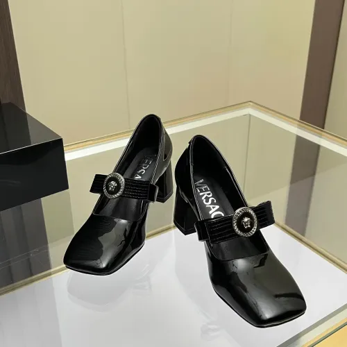 Replica Versace High-Heeled Shoes For Women #1432239 $82.00 USD for Wholesale